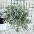 Artificial pine needle grass plastic asparagus plants fake flowers for home hotel table decoration