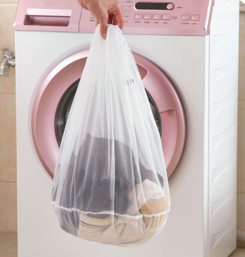 1 PC Mesh Laundry Wash Bags Foldable Delicates Lingerie Bra Socks Underwear Washing Machine Clothes Protection Net 3 sizes L528