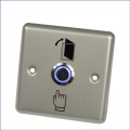 Stainless Steel 16mm Metal Waterproof Momentary Self-reset Doorbell Push Button Switch With Aluminium Alloy Door Release Panel