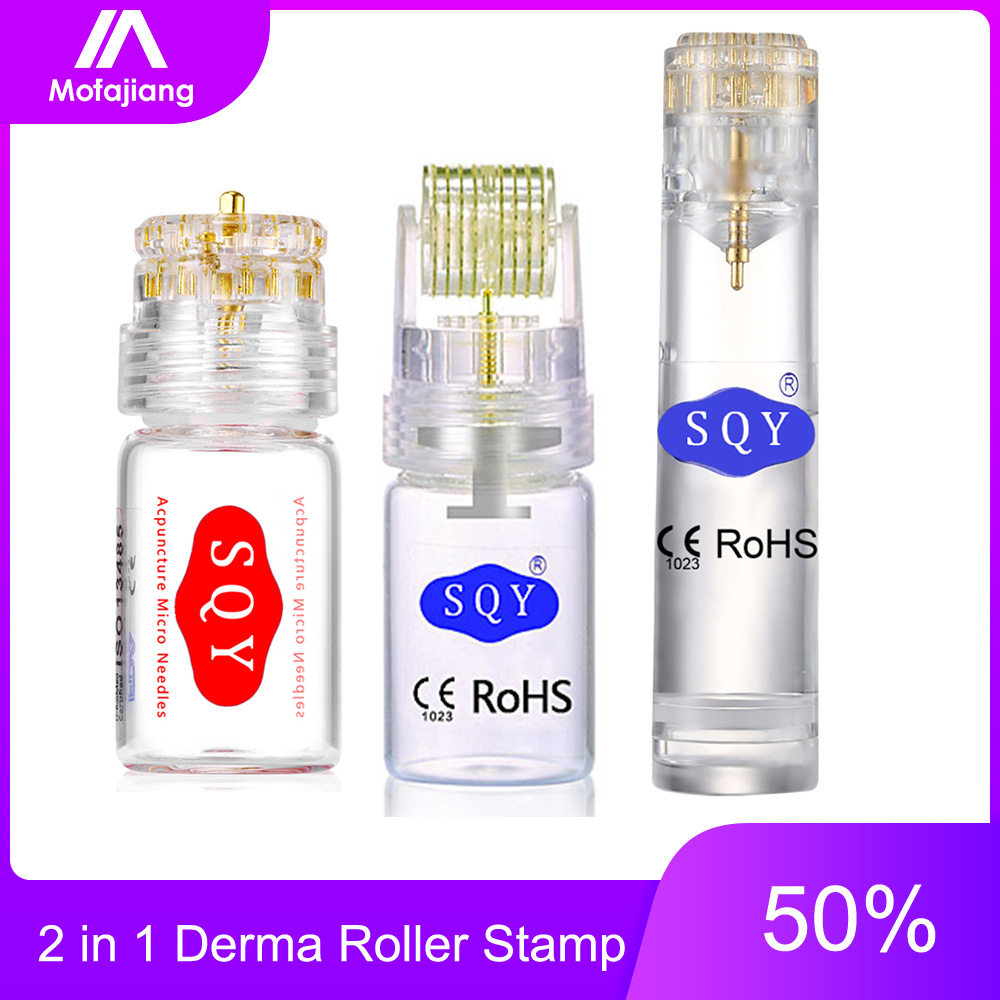 540 Derma Roller Micro Needle Titanium Mezoroller Dermaroller Microneedle Therapy for Body Face Care With Essence Import