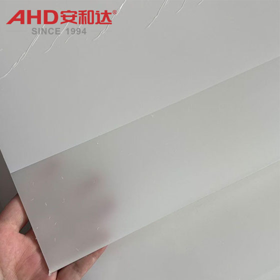 translucent white pp board