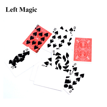Presto Printo Fast Card Super Printing Card Close Up Magic Trick Street Prop Card Magic Poker Mentalism Illusion Magic Toy Easy
