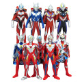 Large Size Soft Rubber Monster Children's Toys Chinese Ultraman Orb Zero Tiga Geed Action Figure Model Movable Joints