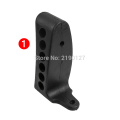 FIRE WOLF Black Mosin Nagant Rifle Stock 1" Recoil Rubber Buttpad M44 M38 Butt Pad 91/30 Type 53 of Hunting Gun Accessories