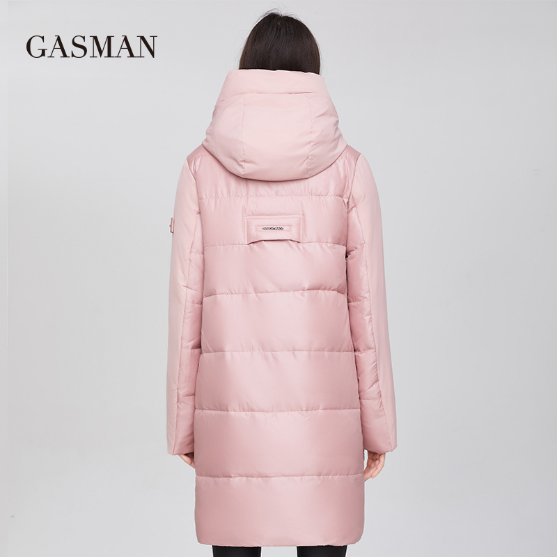 GASMAN 2020 Thick down parkas women's winter jacket hooded Fashion brand women coat Female quality Mid-length warm coats new 007