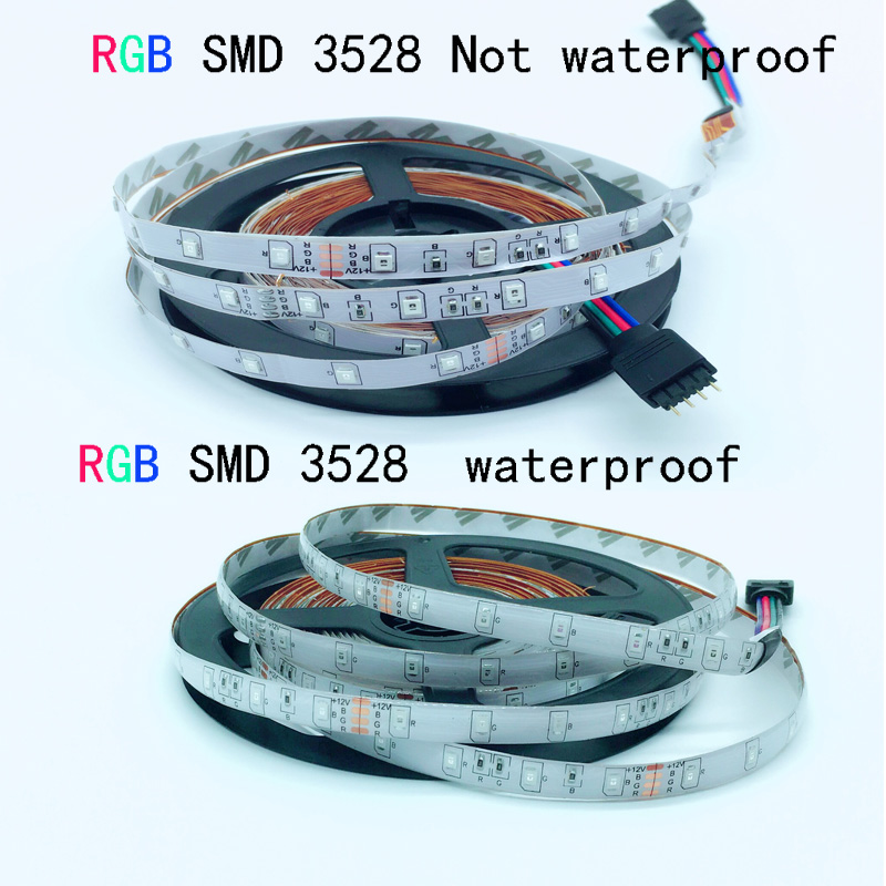 12V led strip 5M RGB LED Strip Light Flexible High Quality 3528 5050 5630 Warm Cool White RGB 300 led SMD Not /waterprooft