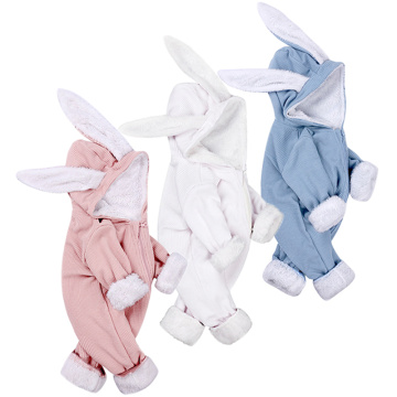 New Winter Baby Romper Autumn Baby Girls Boys Jumpsuit For Newborn Baby Clothes Kids Infant Clothes Hooded Overalls Baby Costume