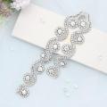 TRiXY S10 Silver Diamond belts for Women Belt Marriage Bridal Belts Sparkly Rhinestone Bridal Sash Wedding Belt Accessories