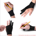 Practical Soft Crafts Artist Drawing Mittens 2 Finger Anti-fouling Glove Graphics Tablet For Any Graphics Drawing Tablet Artwork