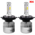 COB LED Headlight Bulbs 2pcs COB H 1 H 3 H 4 H 7 H 8 H 11 9005 9006 LED C ar Headlight Fog Light Lamp Bulb 6500K 72W 8000LM