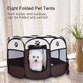 Foldable Dog Playpens Large Pen Kennel for Dogs Puppy Cats Rabbits Small Animals Portable Pets Tent Indoor Outdoor Dog House