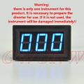GWUNW BY356A 20A-500A digit ammeter Current Panel Meter 0.56 inch 3 bit LED [****Must have a shunt to use****]