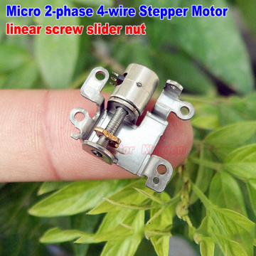 Tiny 6.5mm Linear actuator DC 3V-5V Micro Stepper Motor 2-Phase 4-Wire Stepping Motor For Digital camera