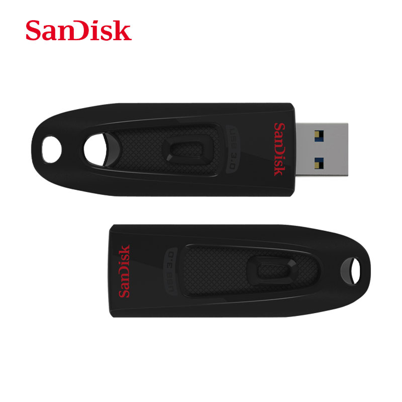 SanDisk Ultra USB Flash Drive 256GB 128GB 64GB Flashdisk 32GB 512GB USB 3.0 Pen Drive 130MB/s USB Stick for PC/Notebook U Disk