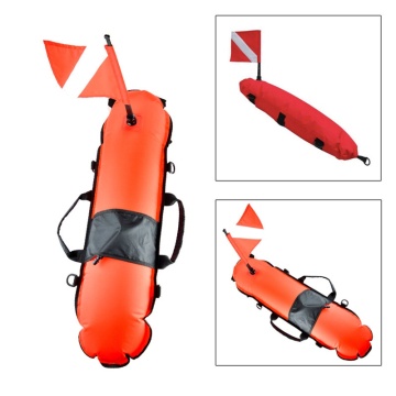 Inflatable Scuba Diving Spearfishing Signal Float Buoy + Dive Flag Banner Swimming Free Diving Snorkeling Accessories Diver Belo