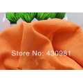 100cm*140cm Orange cotton linen cloth dress natural flax fabric material