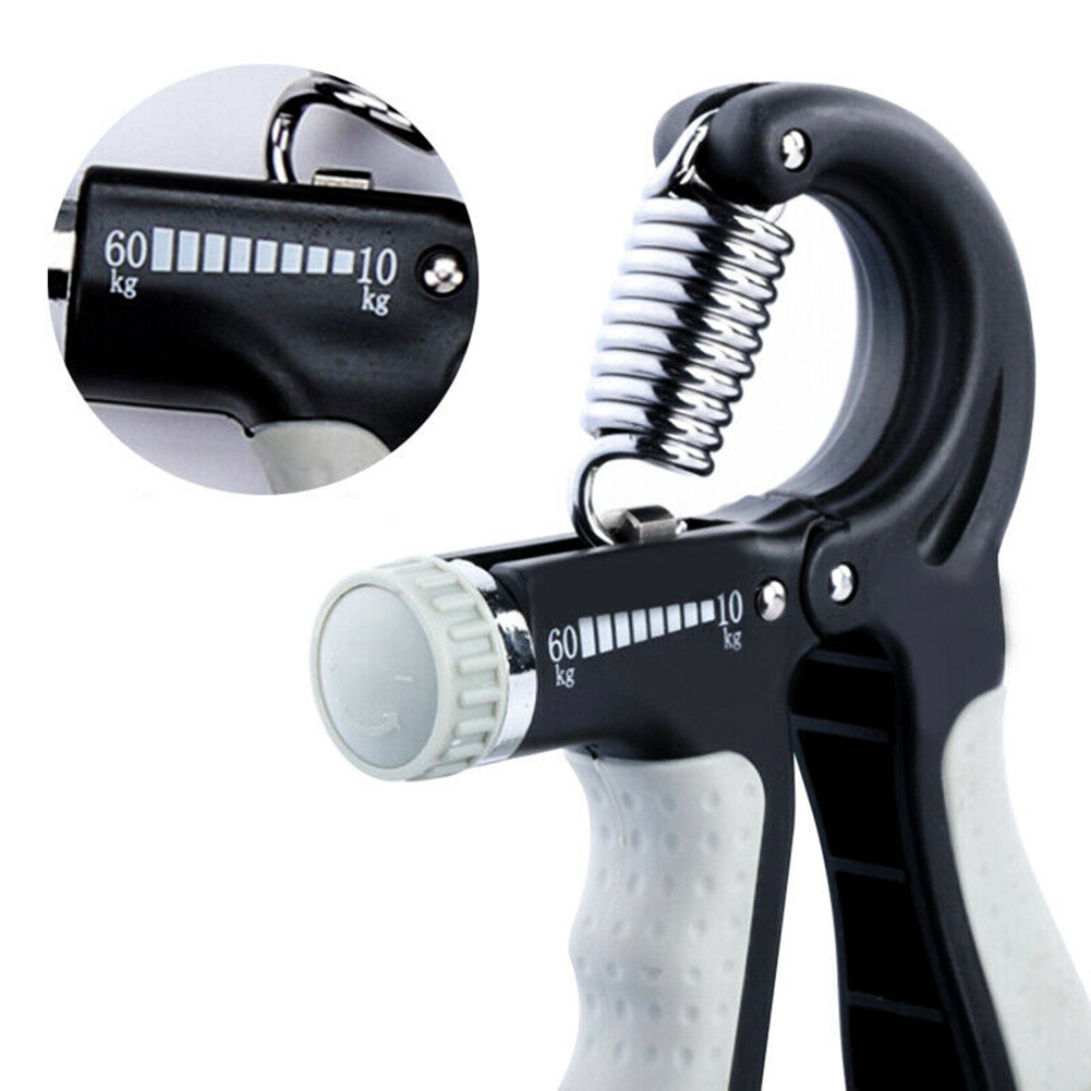 R-Shape Adjustable Countable Hand-Grips Strength Exercise Strengthener Gripper Built-in mechanical counter HandGrips