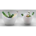 wine accessories ice bucket with handles