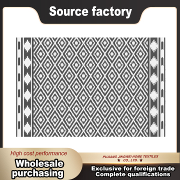 Geometric Print PP Roll-Up Outdoor Picnic Mat