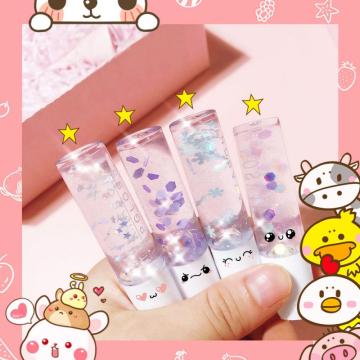 1PC Shiny Moisturizing Lip Gloss Cute Lip Gloss Transparent Liquid Lip Gloss Nourished Lips Oil Beauty Skin Care Makeup TSLM1