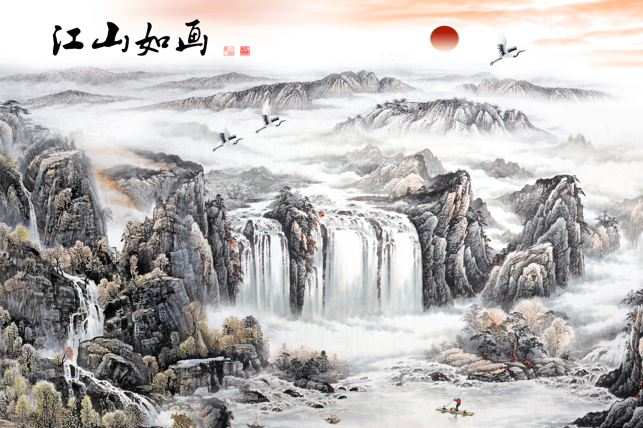 Chinese style is picturesque