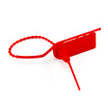 100pcs Red Plastic Security Seals Hand Tear Off Number SealsBag Parcel Clothes Shoes Label Tags 210mm