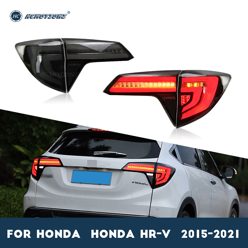HCMOTIONZ Car Rear Lamps For HONDA HR-V Vezel 2015-2021