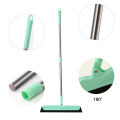 Mop Floor Squeegee with Stainless Steel Handle Removal of Water Household Tool Window Car Cleanner Lazy Dust Cleaning Sweeper