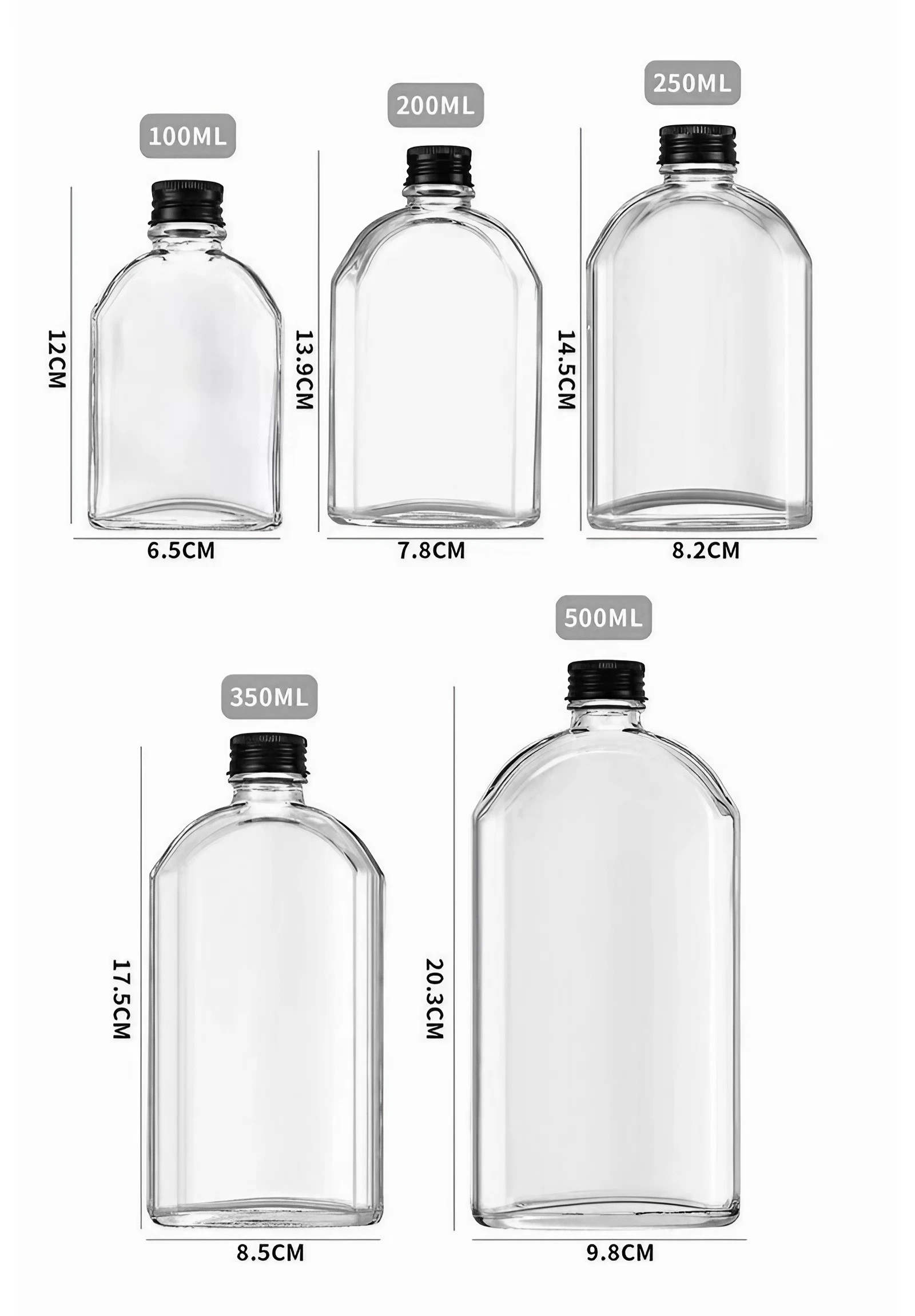 Flat Glass Bottles (1)