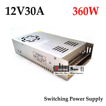 FreeShipping 12VDC 30A 360W Switching Power Supply Driver for Industrial equipment AC 100~240V Input to DC 12V