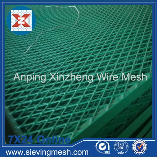 Pvc Coated Expanded Metal Mesh Fence wholesale