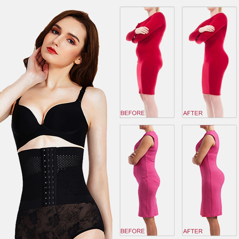 1pcs Women Breathable Waist Tummy Girdle Trainer Shapers Body Underbust Control Corset XS 5XL Slim Bodyshapers Kontrol Stomach