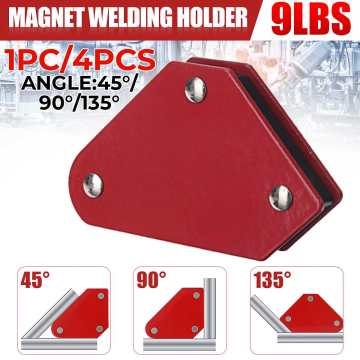 4pcs Angle Welding Holder Magnet 45 90 135 9LB Square Positioner Magnetic Clamp Soldering Locator for Electric Welding