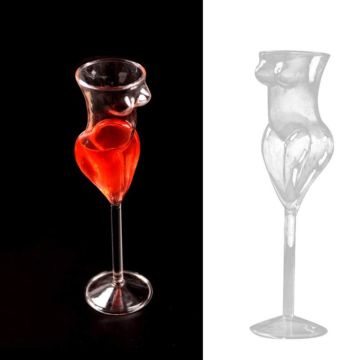 Creative Crystal Cocktails Cup Red Wine Glass Bar Nightclub Dedicated Cups Party Small mouth will protect wine from sprinkling