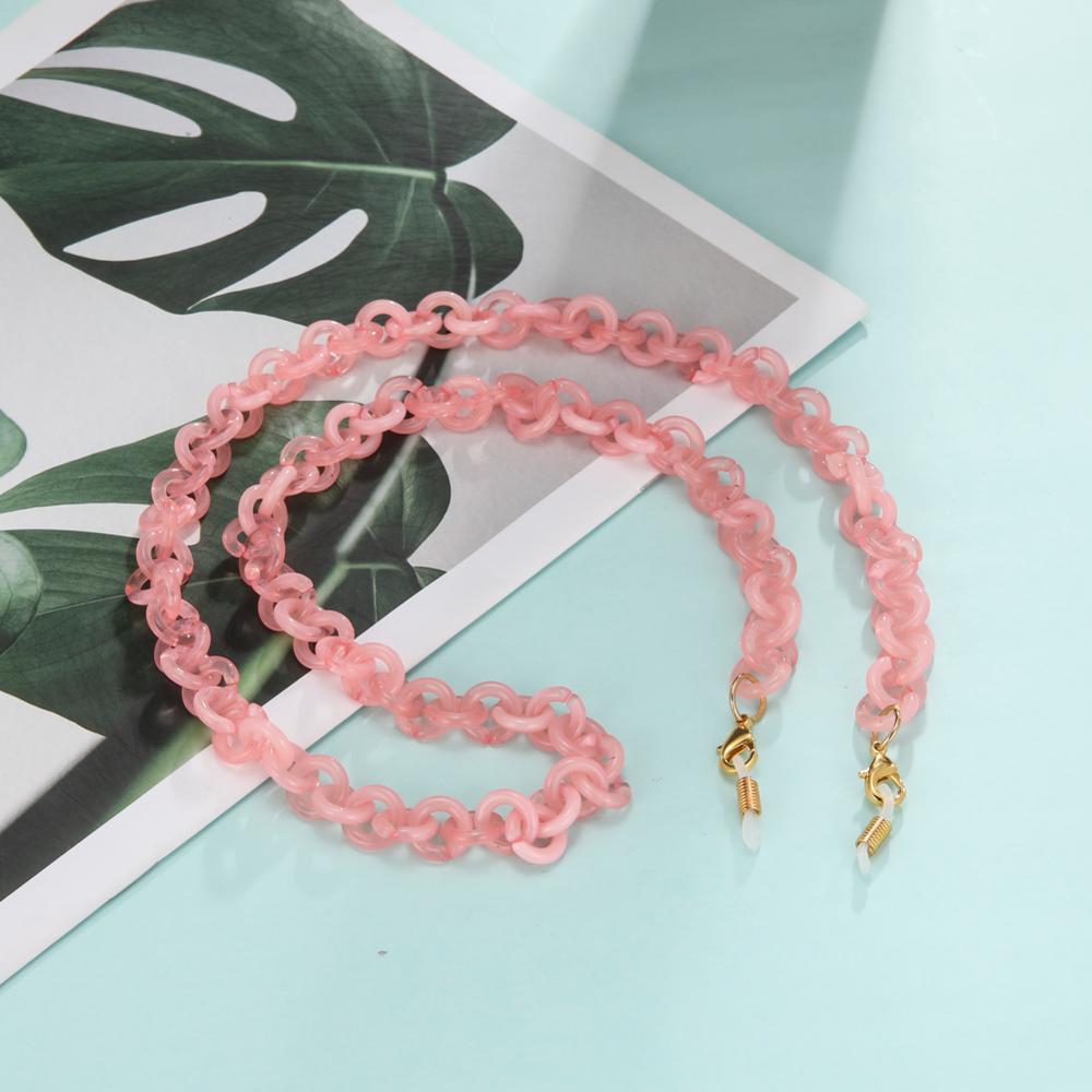 Hot Leopard Acrylic Sunglasses Chain Women Girls Reading Glasses Holder Chains Lanyard Eyeglasses Cord Strap Rope Accessories