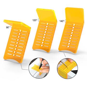 EHDIS 3pcs Car Vinyl Wrap Film Scraper Plastic Carbon Fiber Tints Calibration Tool Sticker Decal Knife Cutter Marking Aid Tools