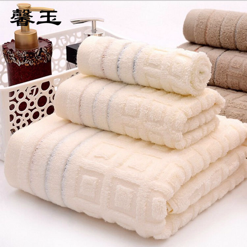 3PCS/Set 70*140cm Towels 100% Cotton Super Soft Bath Towels For Adults Strong Absorbent Beach Towels