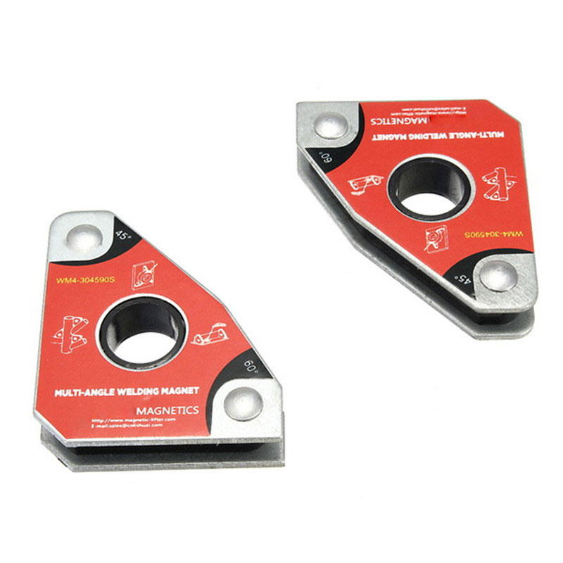 1/2pcs Adjustable Magnetic Welding Positioner Locator Tools Right Angle Clamp Weld Fixture 30 60 90 Welding Magnet Holder