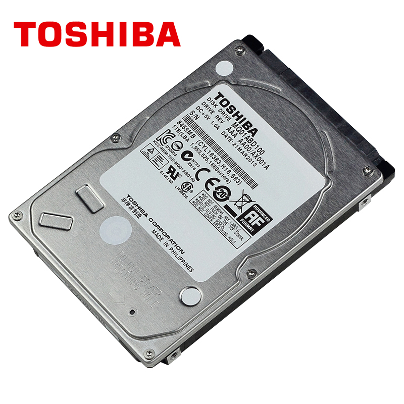 TOSHIBA Laptop 1TB Hard Drive Disk 1000GB 1000G HDD HD 2.5" 5400RPM 8M SATA2 Original New for Notebook