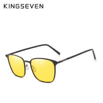 KINGSEVEN Night Vision Glasses Brand Design Polarized Sunglasses Women Men Driving Anti-Glare Goggles Yellow Lens Glasses