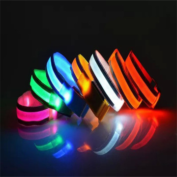 Wrist Support Led Reflective Light Arm Armband Strap Safety Belts For Night Running Cycling Wristband Strap Wrist Bracelets New