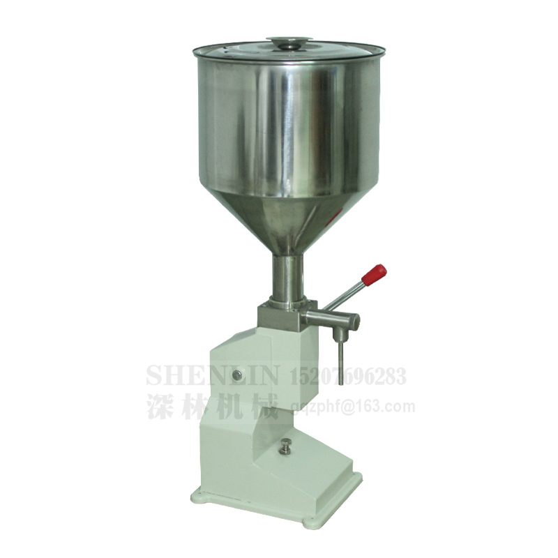 Manual filling machine A03 hand filler for cosmetic cream bottling machine 5-50ml 1% accuracy stainless food liquid filling
