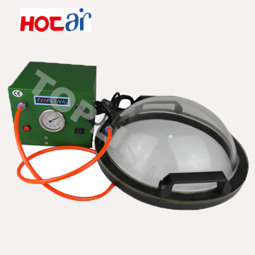 Vacuum leak detector to check the strength of geomembrane welds