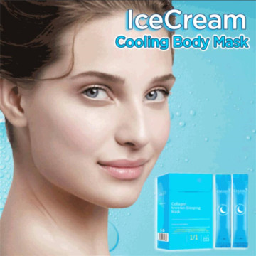 IceCream Cooling Body Mask Skin Face Mask Moisturizing Smear Mask Clean Pore Mask Anti aging Whitening Skin Facial Mask