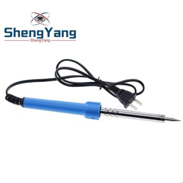 ShengYang 220V Electric Soldering Iron External Heated Soldering Iron Hand Welding Solder Tool Kit 60W US Plug
