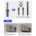 New Stone Splitting Tool Stone Splitter Metal Plug Wedges and Feathers Shims Concrete Rock Splitters Hand Tool