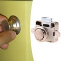 Zinc alloy Large Push Lock Button Catch Lock Cupboard Door Knob Camper Caravan Motorhome RV Cabinet Drawer Push Latch