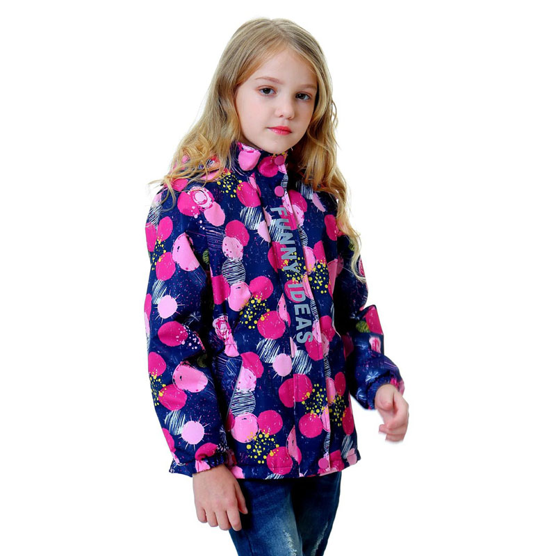 2020 Spring Autumn Girls Jacket Warm Waterproof Baby Windproof Jackets Girls Coats Child Hooded Children Outerwear For 3-12 y