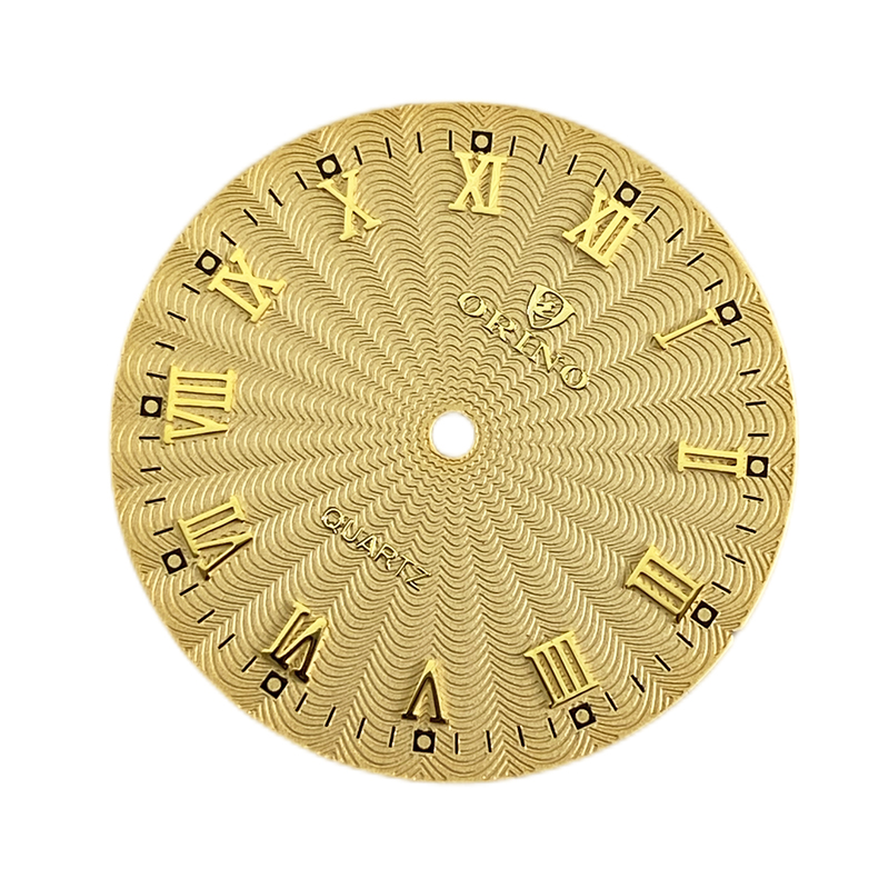 Vintage Carved Flower Guilloche dials