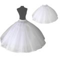 Womens 8 Layers Tulle Ball Gown Bridal Wedding Dress Petticoat with No Rings Evening Prom Crinoline Half Slip Puffy Underskirt